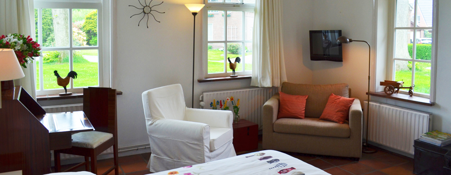 Uitzicht kamer Bed and Breakfast